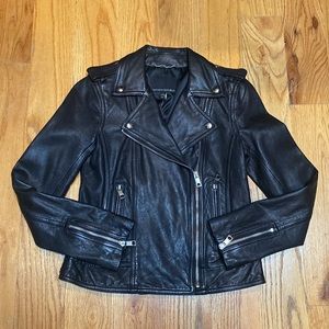 Banana Republic Black Leather Jacket